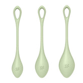 Satisfyer Yoni Power Balls 2 Green 3 Pc Set 3 Sizes > Sex Toys For Ladies > Kegel Exercise